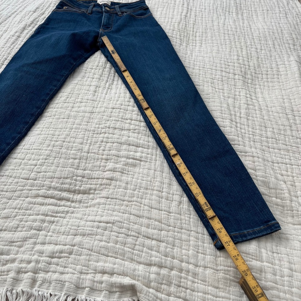 Sezane Slim Parfait Jeans Denim Blue 24 NWOT - Picture 11 of 11